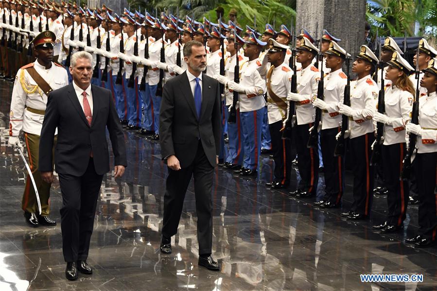 CUBA-HAVANA-SPAIN-KING-VISIT