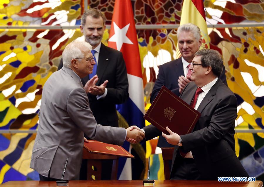 CUBA-HAVANA-SPAIN-KING-VISIT