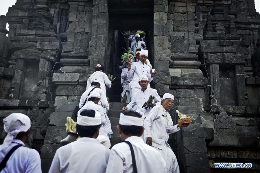 INDONESIA-YOGYAKARTA-ABHISEKA CEREMONY-PRAMBANAN TEMPLE