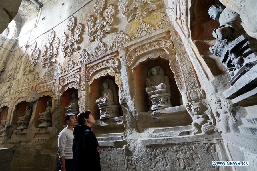 CHINA-HEBEI-HANDAN-XIANGTANGSHAN GROTTO (CN)