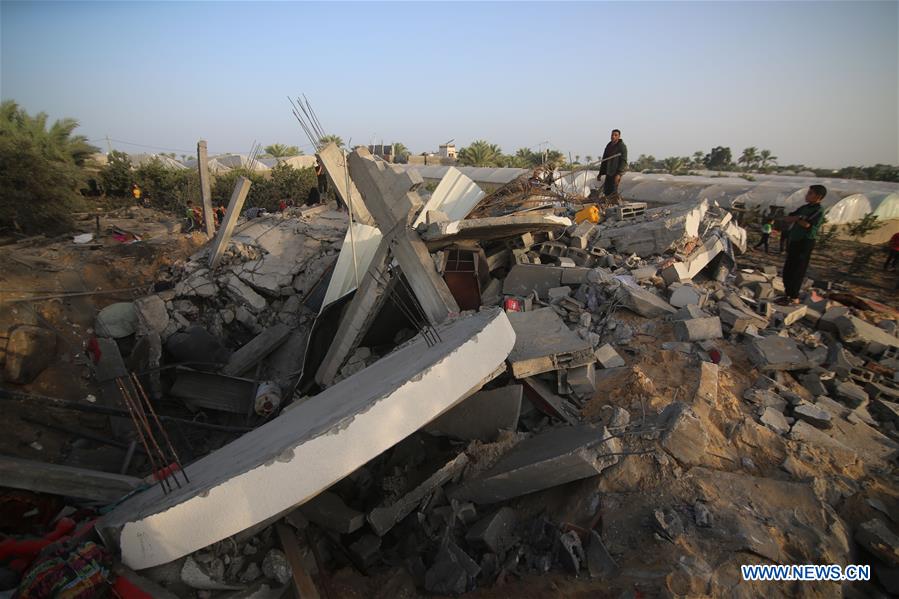 MIDEAST-GAZA-AIRSTRIKE