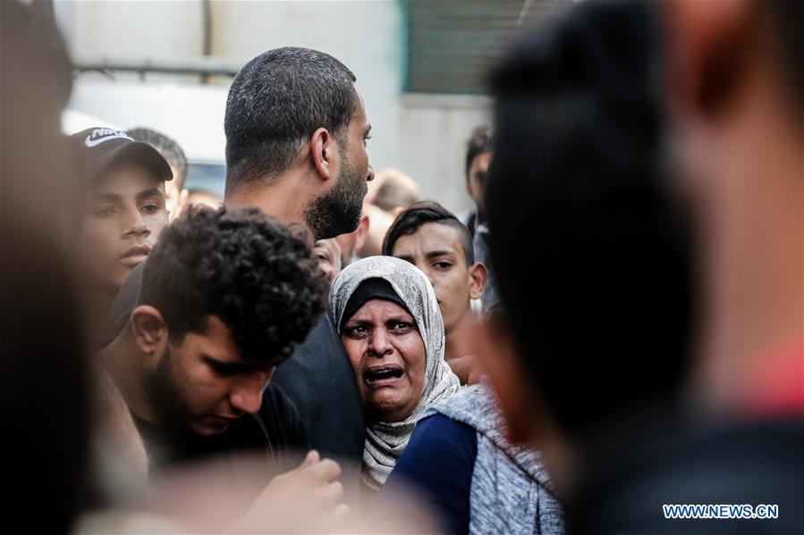 MIDEAST-GAZA-ATTACK-MOURNING