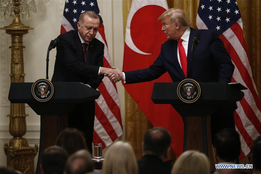 U.S.-WASHINGTON D.C.-TRUMP-TURKISH PRESIDENT-PRESS CONFERENCE