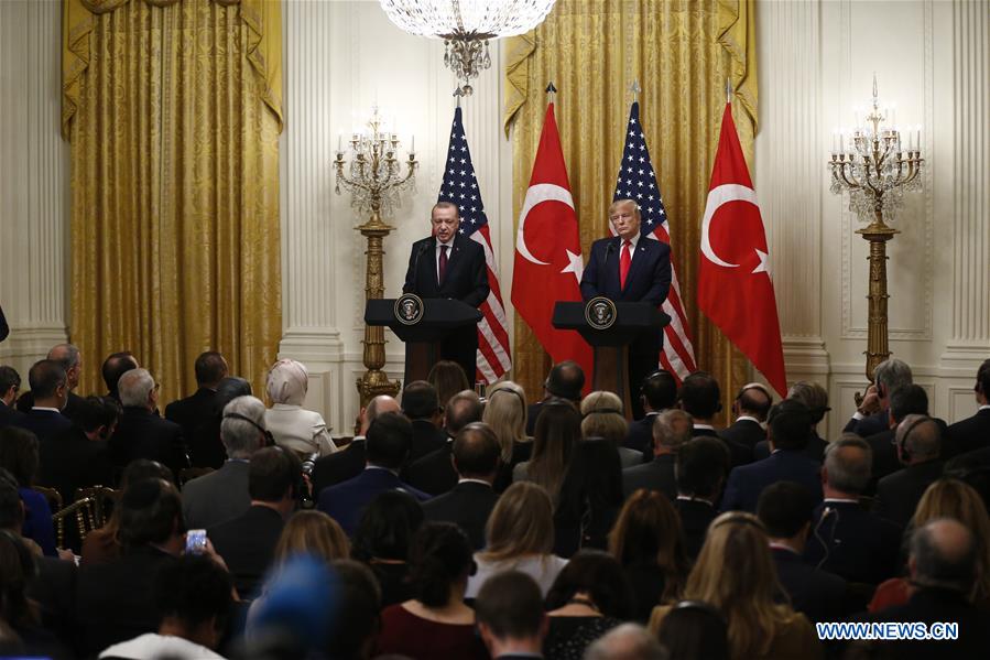 U.S.-WASHINGTON D.C.-TRUMP-TURKISH PRESIDENT-PRESS CONFERENCE