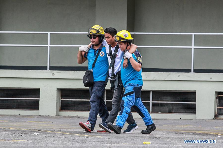 PHILIPPINES-PASIG CITY-EARTHQUAKE DRILL