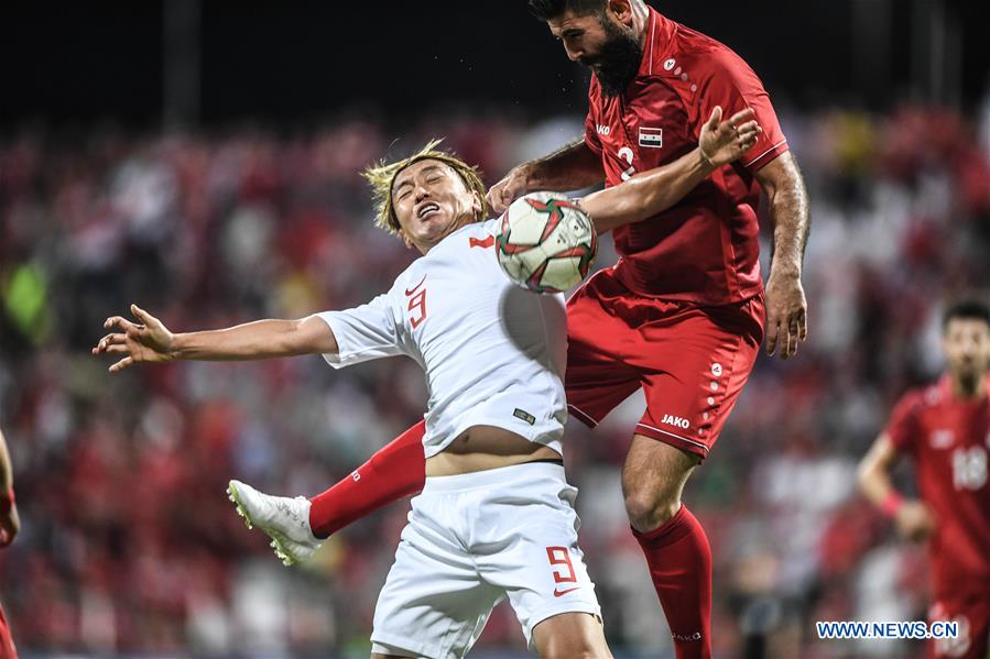 (SP)UAE-DUBAI-SOCCER-2022 FIFA WORLD CUP QUALIFIER-GROUP A-CHINA VS SYRIA