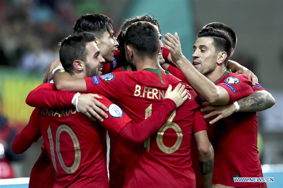 (SP)PORTUGAL-FARO-SOCCER-EURO 2020 QUALIFIER-GROUP B-PORTUGAL VS LITHUANIA