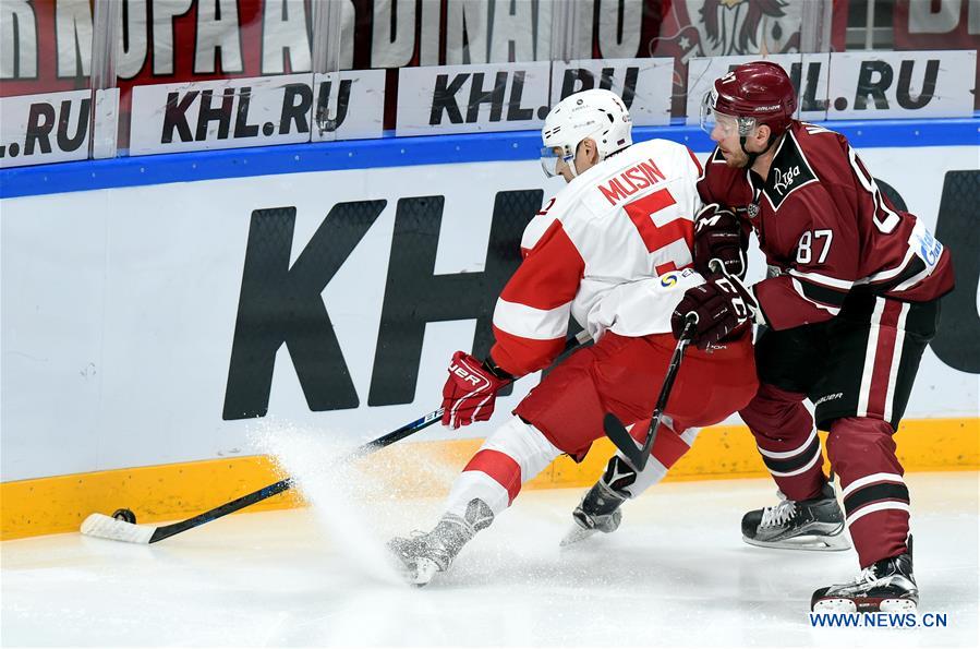 (SP)LATVIA-RIGA-ICE HOCKEY-KHL-RIGA DINAMO VS MOSCOW SPARTAK