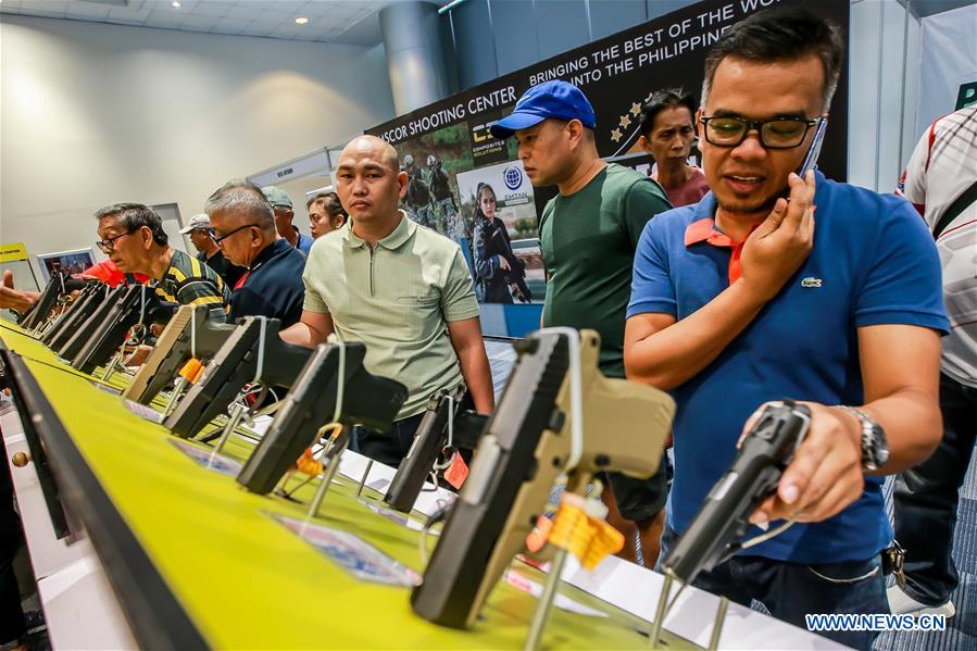 Tactical, Survival and Arms Expo held in Pasay City, the Philippines Xinhua English.news.cn