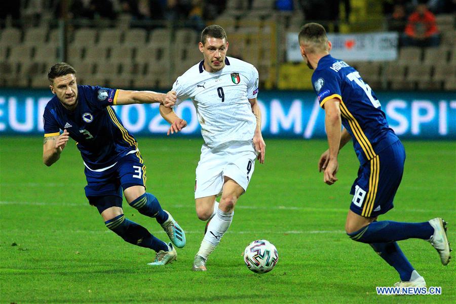 Kredsløb Sund og rask adelig Italy whitewash BiH 3-0 in Euro 2020 qualifier - Xinhua | English.news.cn