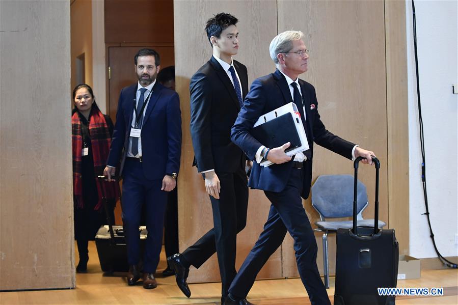 (SP)SWITZERLAND-MONTREUX-SWIMMING-CAS HEARING-SUN YANG