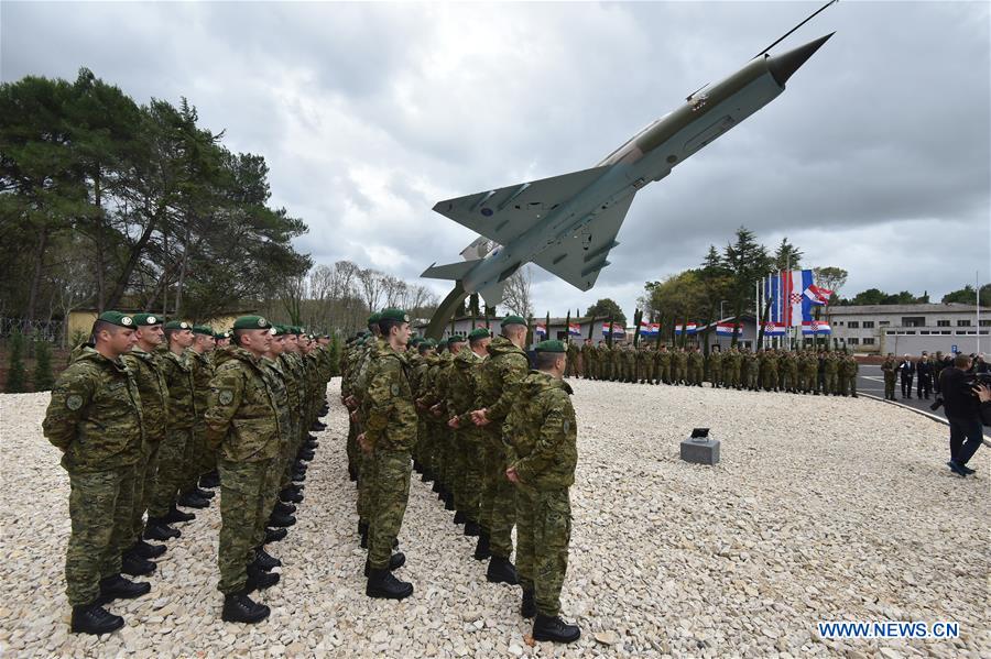 Inauguration ceremony of barrack Croatian 