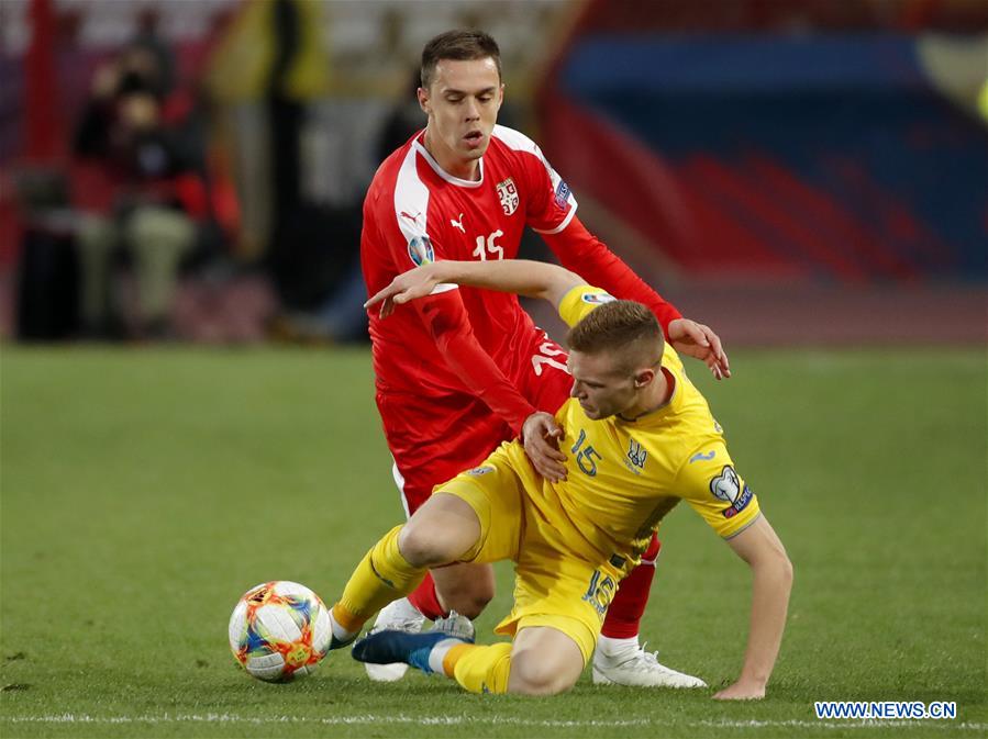 (SP)SERBIA-BELGRADE-FOOTBALL-EURO2020-QUALIFIER-SERBIA VS UKRAINE