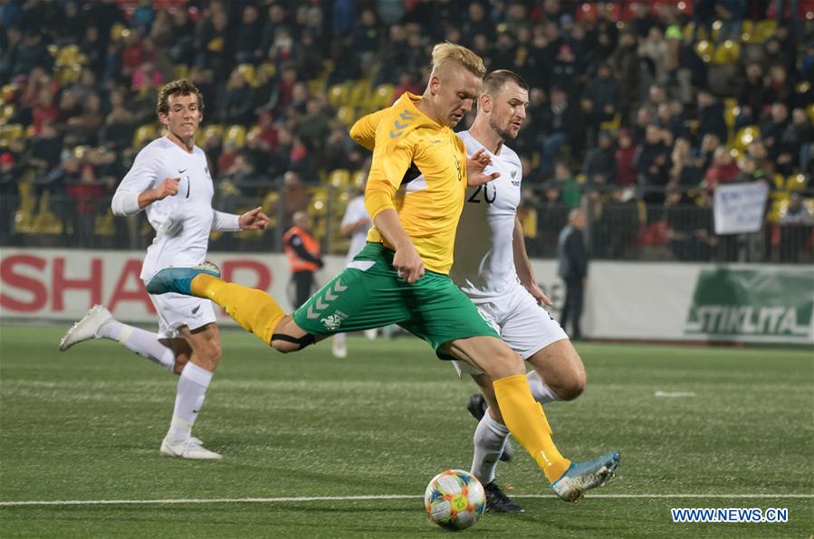 (SP)LITHUANIA-VILNIUS-FOOTBALL-FRIENDLY MATCH-LITHUANIA VS NEW ZEALAND