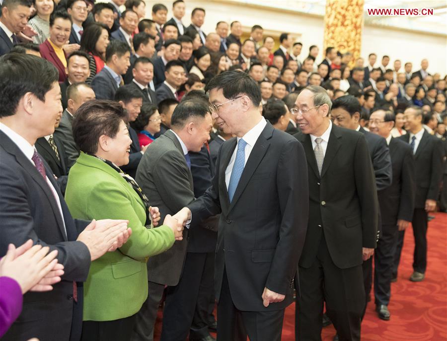 CHINA-BEIJING-WANG HUNING-OVERSEAS CHINESE ENTREPRENEURS-MEETING (CN)