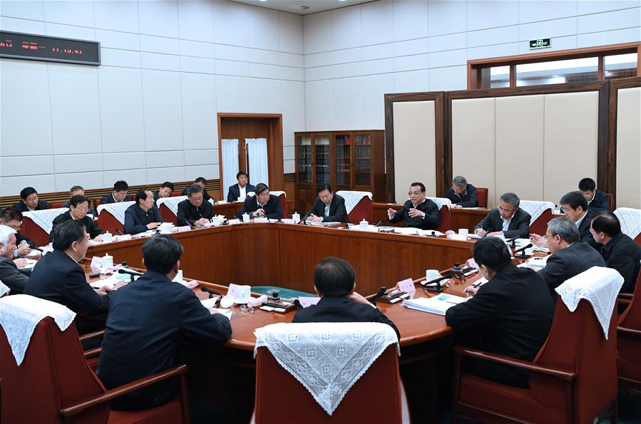 CHINA-BEIJING-LI KEQIANG-WATER DIVERSION PROJECT-MEETING (CN)