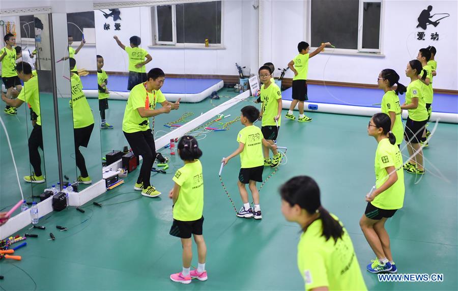 (SP)CHINA-JILIN-WORLD CHAMPION-ROPE JUMPING LIFE(CN)