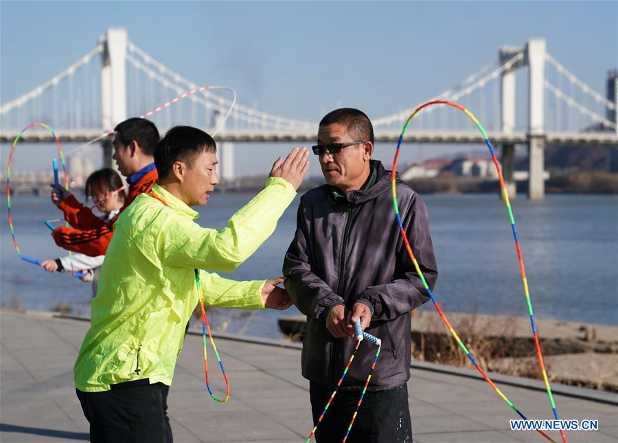 (SP)CHINA-JILIN-WORLD CHAMPION-ROPE JUMPING LIFE(CN)