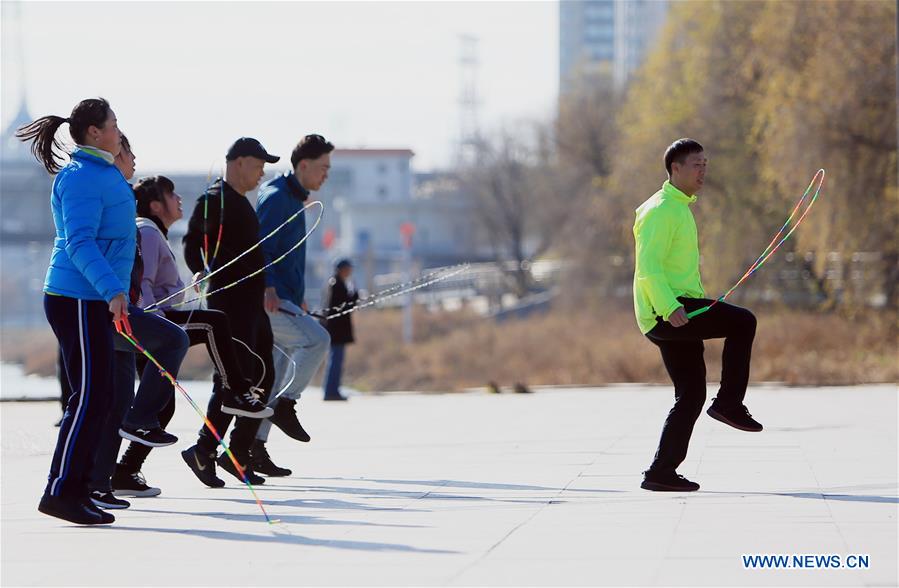 (SP)CHINA-JILIN-WORLD CHAMPION-ROPE JUMPING LIFE(CN)