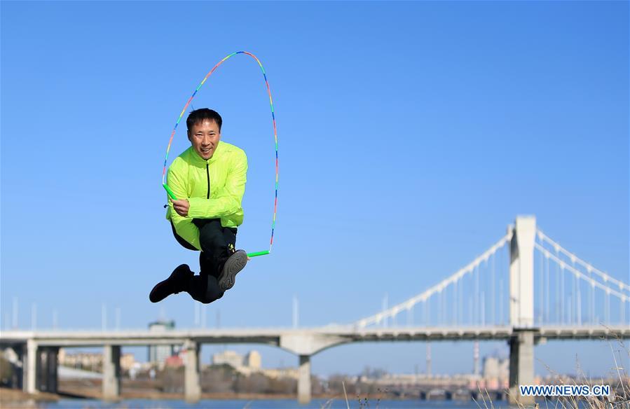 (SP)CHINA-JILIN-WORLD CHAMPION-ROPE JUMPING LIFE(CN)