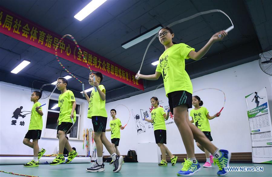 (SP)CHINA-JILIN-WORLD CHAMPION-ROPE JUMPING LIFE(CN)