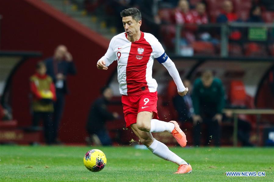 (SP)POLAND-WARSAW-SOCCER-UEFA EURO 2020 QUALIFIER-POLAND VS SLOVENIA