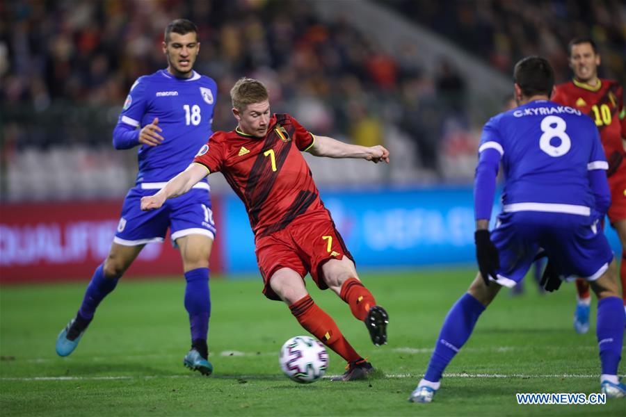(SP)BELGIUM-BRUSSELS-SOCCER-UEFA EURO 2020 QUALIFIER-BELGIUM VS CYPRUS