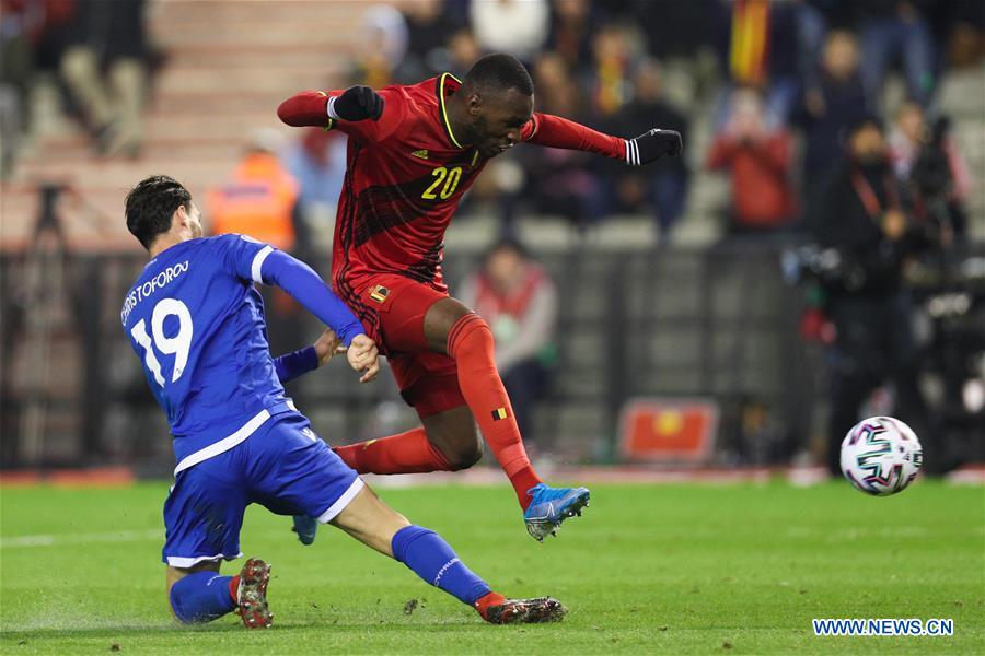 (SP)BELGIUM-BRUSSELS-SOCCER-UEFA EURO 2020 QUALIFIER-BELGIUM VS CYPRUS