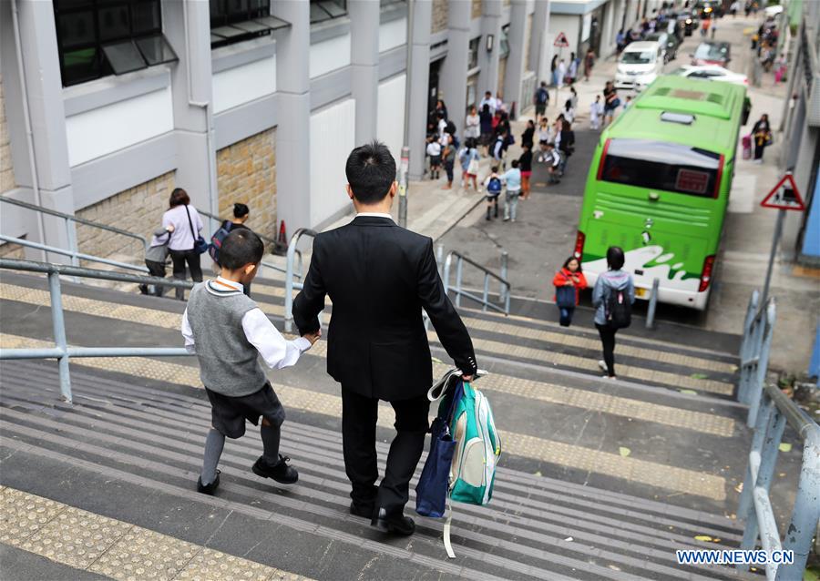 CHINA-HONG KONG-SCHOOLS-RESUMPTION OF CLASSES (CN)