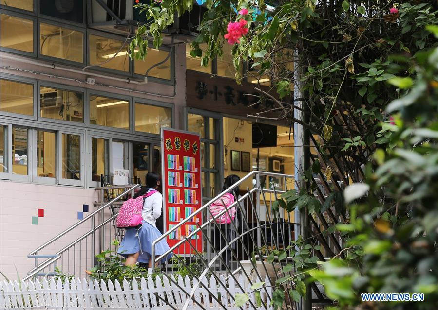 CHINA-HONG KONG-SCHOOLS-RESUMPTION OF CLASSES (CN)