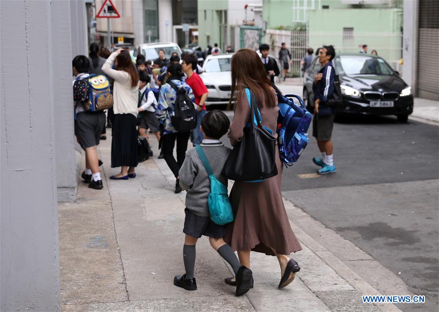 CHINA-HONG KONG-SCHOOLS-RESUMPTION OF CLASSES (CN)