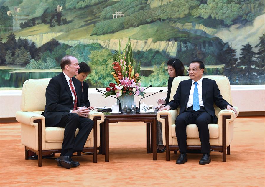 CHINA-BEIJING-LI KEQIANG-MALPASS-MEETING (CN)