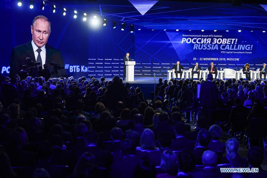RUSSIA-MOSCOW-PUTIN-INVESTMENT FORUM-CHINA