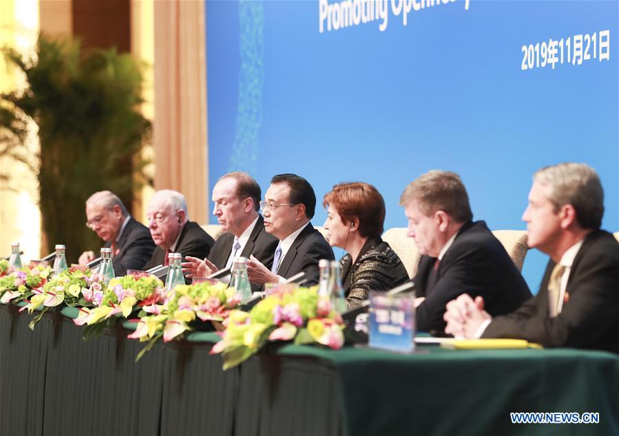 CHINA-BEIJING-LI KEQIANG-INT'L INSTITUTIONS LEADERS-ROUNDTABLE MEETING (CN)