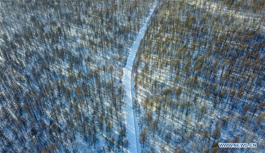 CHINA-INNER MONGOLIA-ARXAN-WINTER SCENERY (CN)