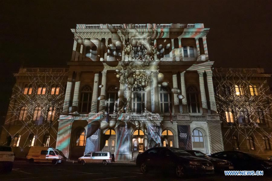 HUNGARY-BUDAPEST-LIGHT PROJECTIONS SHOW