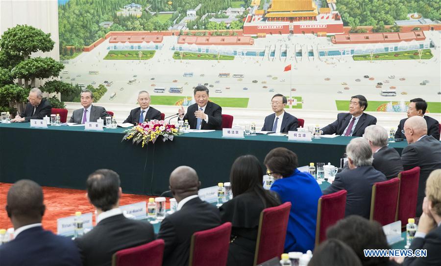 CHINA-BEIJING-XI JINPING-NEW ECONOMY FORUM-MEETING (CN)