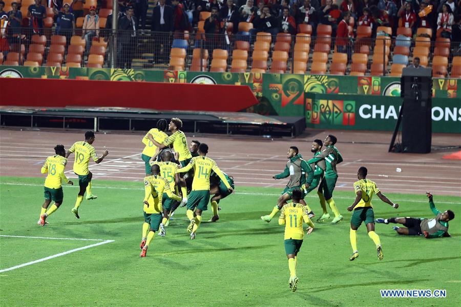 (SP)EGYPT-CAIRO-FOOTBALL-U-23 AFCON-MATCH FOR 3RD PLACE-SOUTH AFRICA VS GHANA