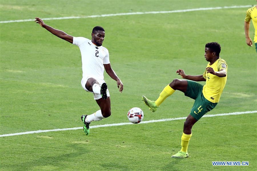 (SP)EGYPT-CAIRO-FOOTBALL-U-23 AFCON-MATCH FOR 3RD PLACE-SOUTH AFRICA VS GHANA