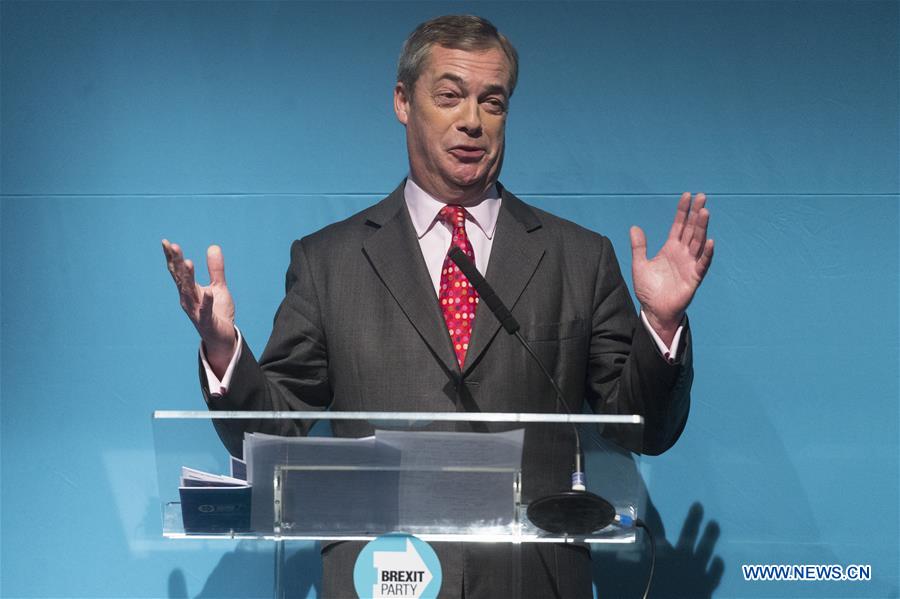 BRITAIN-LONDON-BREXIT PARTY-GENERAL ELECTION POLICIES-LAUNCH