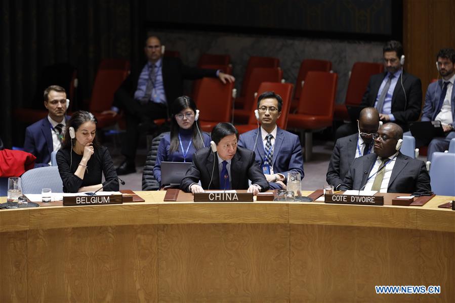 UN-SECURITY COUNCIL-SYRIA ISSUE-CHINESE ENVOY