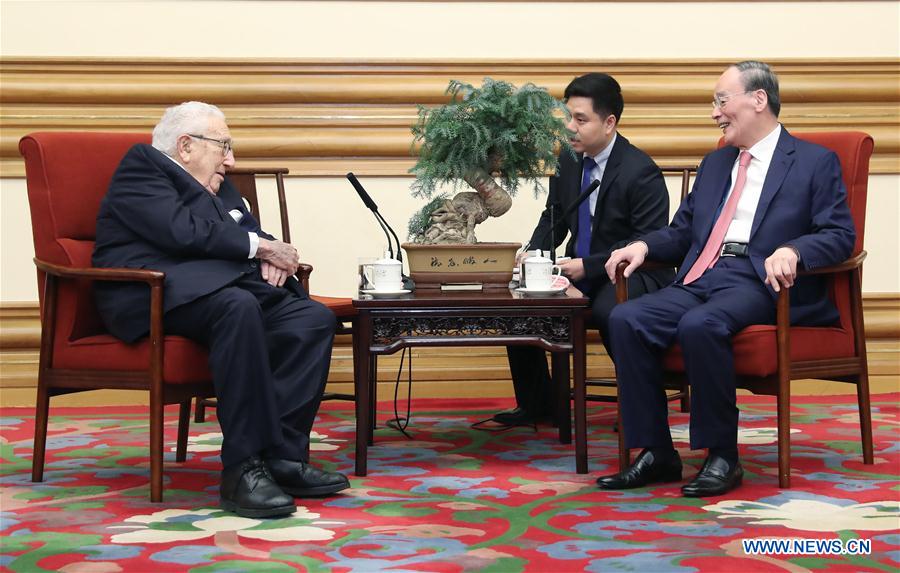 CHINA-BEIJING-WANG QISHAN-KISSINGER-MEETING (CN)