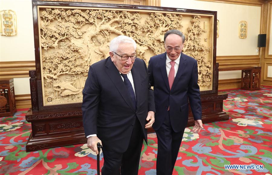 CHINA-BEIJING-WANG QISHAN-KISSINGER-MEETING (CN)