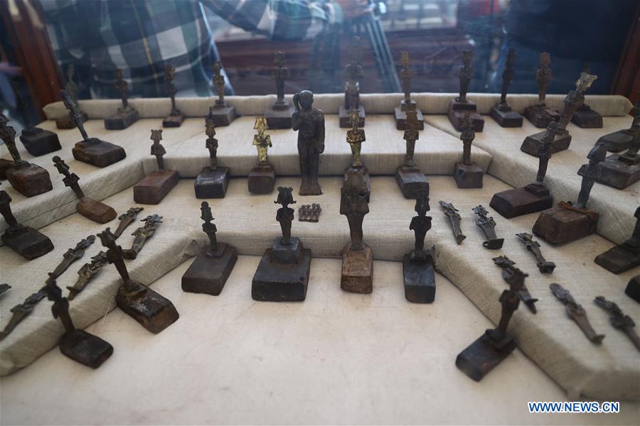 EGYPT-GIZA-SAQQARA-ANIMAL MUMMIES AND STATUES-DISCOVERY