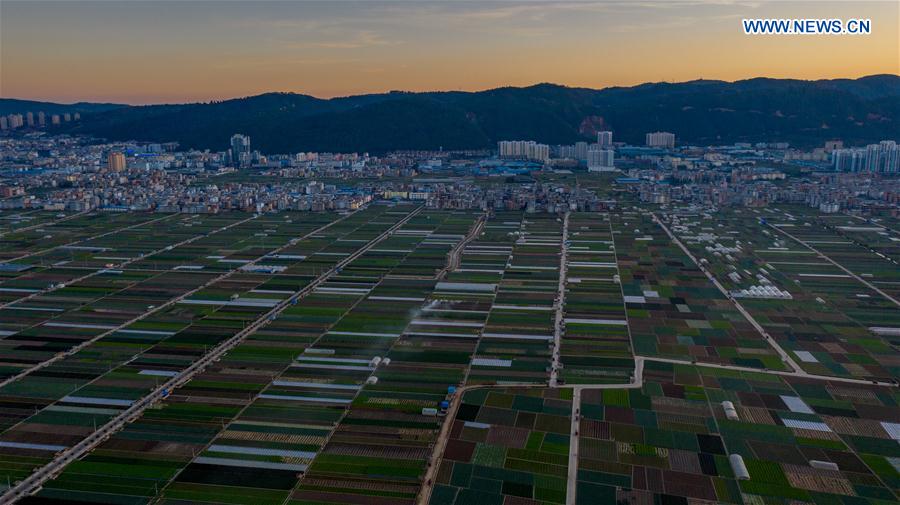 CHINA-YUNNAN-YUXI-SCENERY-AERIAL VIEW (CN)