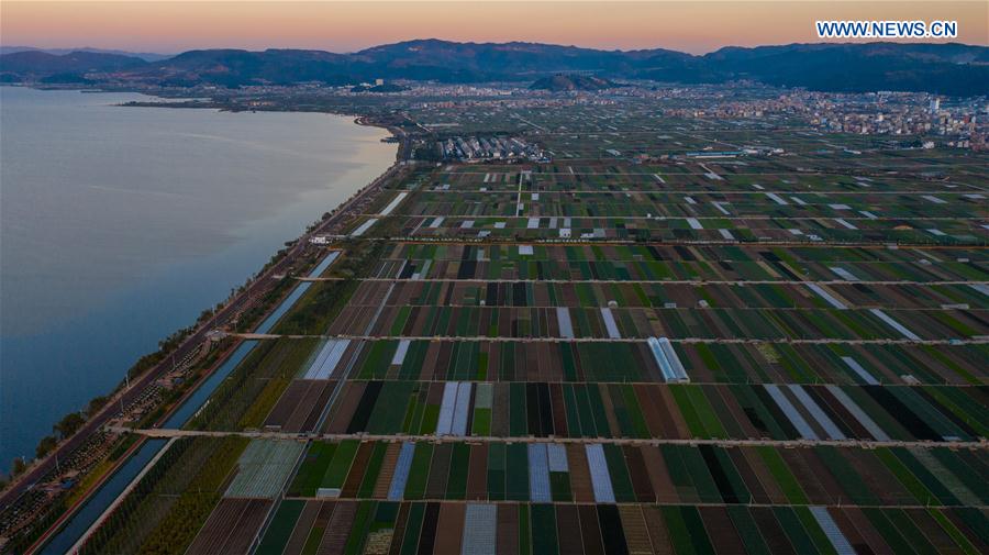 CHINA-YUNNAN-YUXI-SCENERY-AERIAL VIEW (CN)