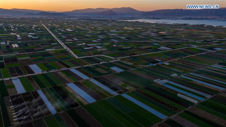 CHINA-YUNNAN-YUXI-SCENERY-AERIAL VIEW (CN)