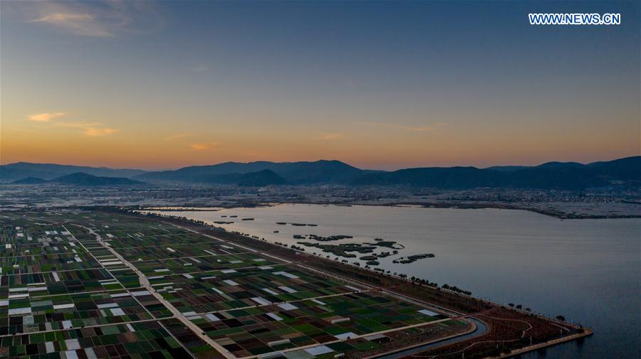 CHINA-YUNNAN-YUXI-SCENERY-AERIAL VIEW (CN)