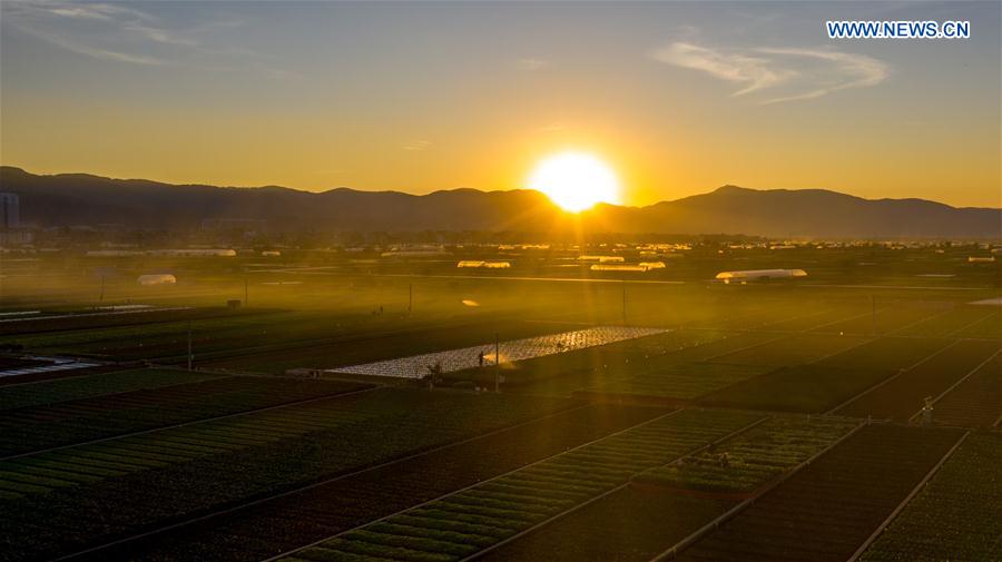 CHINA-YUNNAN-YUXI-SCENERY-AERIAL VIEW (CN)