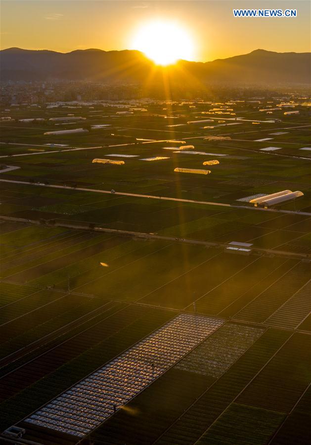 CHINA-YUNNAN-YUXI-SCENERY-AERIAL VIEW (CN)